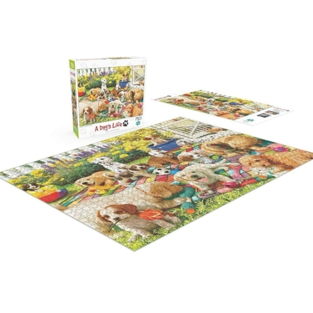 BUFFALO Games 'A Dog's Life' 750 Piece Puzzle - Picture 3 of 3